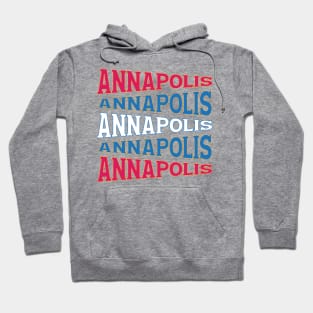 NATIONAL TEXT ART ANNAPOLIS Hoodie